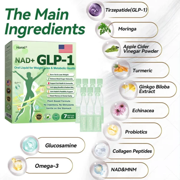 Honxi NAD+ GLP-1 Six in One Oral Liquid